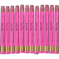 Creativ Company Crayons Cire Aquarellables, Ép. 8 Mm, L: 9,3 Cm, Rose Froid (316), 12Pièces