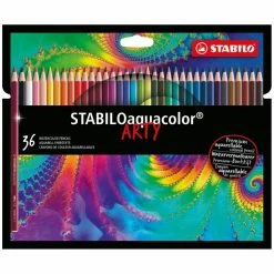 Stabilo Crayons De Couleur Aquarellables - Aquacolor Arty - 36 Pcs