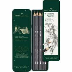 Faber-Castell Crayons "Graphite Aquarelle" - Etui De 5