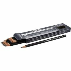 Creativ Company Crayons Gris Art Design, D: 6,9 Mm, Mine: 1,8 Mm, Mine 5B, 12Pièces