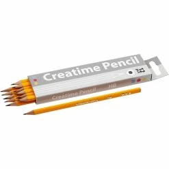 Creativ Company Crayons Papier Pour Enfants HB - 12 Pcs