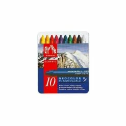 Caran D'Ache Crayons Pastels Neocolor II - Boite De 10 -creavea shop crayons pastels neocolor ii boite de 10 p 3