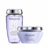 Duo Bain Lumière Et Masque Blond Absolu Kérastase -creavea shop duo bain lumiere et masque ultra violet blond absolu kerastase
