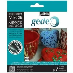 Pebeo Feuilles Effet Miroir Gédéo - Assortiment De Couleurs - 7 Pcs -creavea shop feuilles effet miroir gedeo assortiment de couleurs 7 pcs p 3