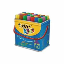 Feutre à Dessin Bic Décoralo Pointe Ogive Couleurs Assorties Pot De 12