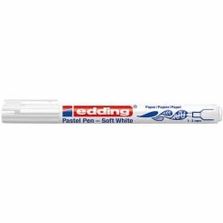 Feutre Pastelliseur Edding 1500 - Blanc - Pointe Fine - 1 Pce