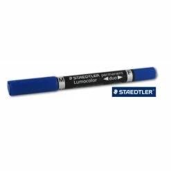 Feutre Permanent Lumocolor Duo 348 Staedtler Double Pointe Bleu -creavea shop feutre permanent lumocolor duo 348 staedtler double pointe bleu p 4