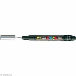Feutre Posca PCF-350 - Pointe Pinceau - Argent - 1pce