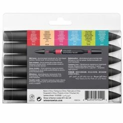 Winsor Et Newton Feutres à Alcool BrushMarker - Tons Moyens - 6 Pcs -creavea shop feutres a alcool brushmarker tons moyens 6 pcs p 4