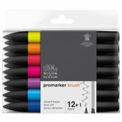 Winsor Et Newton Feutres à Alcool Promarker Brush - Tons Riches - 12 Pcs -creavea shop feutres a alcool promarker brush tons riches 12 pcs p 3