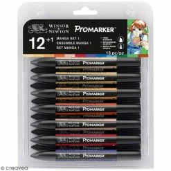 Feutres à Alcool ProMarker Manga - Pack 1 - 13 Pcs