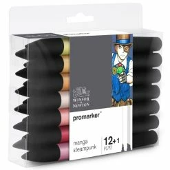 Winsor Et Newton Feutres à Alcool Promarker - Manga Steampunk - 13 Pcs