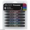 Feutres à Alcool ProMarker - Tons Riches - 6 Pcs -creavea shop feutres a alcool promarker tons riches 6 pcs p