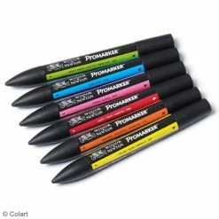 Feutres à Alcool ProMarker - Tons Vifs - 6 Pcs -creavea shop feutres a alcool promarker tons vifs 6 pcs p 2