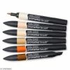 Winsor Et Newton Feutres à Alcool PromarkerBrush - Tons De Peau - 6 Pcs