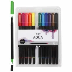 Creativ Company Feutres Aquarelle - Double Pointe - 12 Pcs
