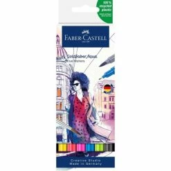 Faber-Castell Feutres Aquarelle "Goldfaber" - Etui De 6