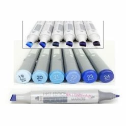 Feutres, Crayons First Editions Tons Bleu - 6 Pièces