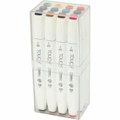 Creativ Company Feutres Double-pointe Touch Twin - Couleurs Assorties -12 Pièces -creavea shop feutres double pointe touch twin couleurs assorties 12 pieces p 3