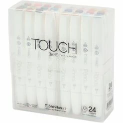 Creativ Company Feutres Double-pointe Touch Twin - Couleurs Assorties - 24 Pcs -creavea shop feutres double pointe touch twin couleurs assorties 24 pcs p 3