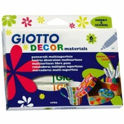 Feutres GIOTTO Décor Materials Multi Surfaces X 6