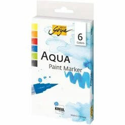 KREUL Feutres Pinceau "Aqua Paint Solo Goya" - Set De 6 Pièces