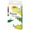 KREUL Feutres Pinceau "Aqua Paint Solo Goya" Warm Colors - Set De 6
