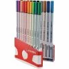 Stabilo Feutres Pinceau "Pen 68 Brush" - ColorParade De 20 -creavea shop feutres pinceau pen 68 brush colorparade de 20 p