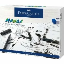 Faber-Castell Feutres "Pitt Artist Pen" - Kit De Démarrage Manga