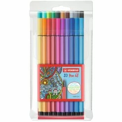 Feutres Stabilo Pen 68 - Pochette De 20 - Au Juste Prix