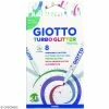 Feutres Turbo Glitter Giotto - Pastel - 8 Pcs -creavea shop feutres turbo glitter giotto pastel 8 pcs p