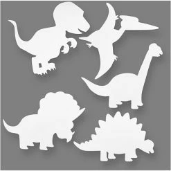 Creativ Company Formes à Décorer - Dinosaures - 16 Pcs