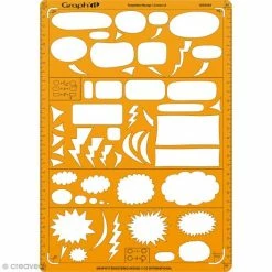 Gabarit Trace Bulles Manga Et Comics Graph'it - A