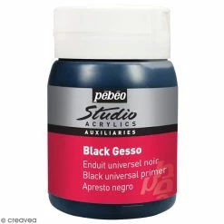 Pebeo Gesso Noir Pébéo Studio 500 Ml