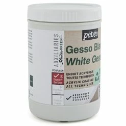 Pebeo Gesso Pébéo Studio Green - Blanc - 945 Ml -creavea shop gesso pebeo studio green blanc 945 ml p 4