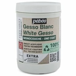 Pebeo Gesso Pébéo Studio Green - Blanc - Monocouche - 945 Ml