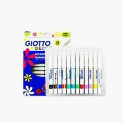 Giotto - Pochette De 12 Feutres Décoration Multisupports -creavea shop giotto pochette de 12 feutres decoration multisupports p 2