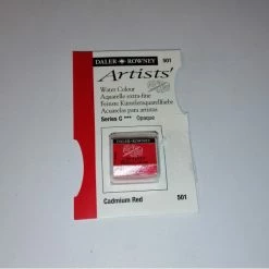 Daler-Rowney Godet D'aquarelle Daler Rowney - 501 Rouge De Cadmium