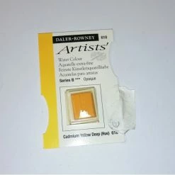 Daler-Rowney Godet D'aquarelle Daler Rowney - 618 Jaune De Cadmium Foncé