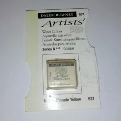 Daler-Rowney Godet D'aquarelle Daler Rowney - 637 Jaune Titane Nickel -creavea shop godet daquarelle daler rowney 637 jaune titane nickel p 2