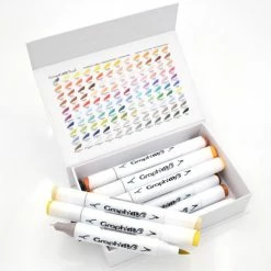 Graph'it Brush & Extra Fine - Hairstyle - 12 Marqueurs -creavea shop graphit brush and extra fine hairstyle 12 marqueurs p 3