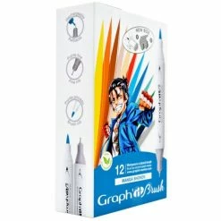 Graph'it Brush & Extra Fine - Manga Shonen - 12 Marqueurs -creavea shop graphit brush and extra fine manga shonen 12 marqueurs p 5