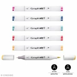 Graph'it Brush - Marqueurs à Alcool Double Pointe