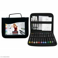 Graph'it Trousse Essentiels Manga - 16 Feutres Et 1 Trame A6