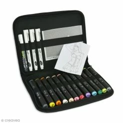 Graph'it Trousse Essentiels Manga - 16 Feutres Et 1 Trame A6 -creavea shop graphit trousse essentiels manga 16 feutres et 1 trame a6 p 3