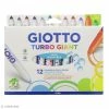 Gros Feutres Lavables Giotto - Turbo Giant - Etui De 12 Feutres -creavea shop gros feutres lavables giotto turbo giant etui de 12 feutres p