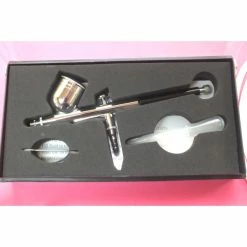 La Boutique D'Isacrea Kit Aérographe Pour Pochoir + Compresseur D'air -creavea shop kit aerographe pour pochoir compresseur dair p 3