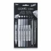 Copic Kit De Marqueurs Ciao 5+1, Couleurs Grises -creavea shop kit de marqueurs ciao 51 couleurs grises p