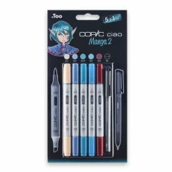 Copic Kit De Marqueurs Ciao 5+1, Manga 2