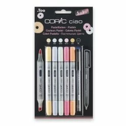 Copic Kit De Marqueurs Hobbymarker Ciao 5+1, Couleurs Pastel